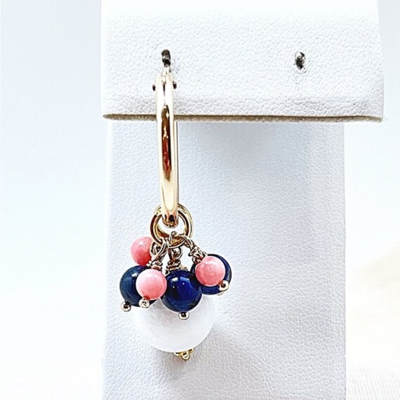 Interchangeable Hoop Charm Starter Set, Includes Hoops and Six Pairs of Charms - Picture 4 of 6